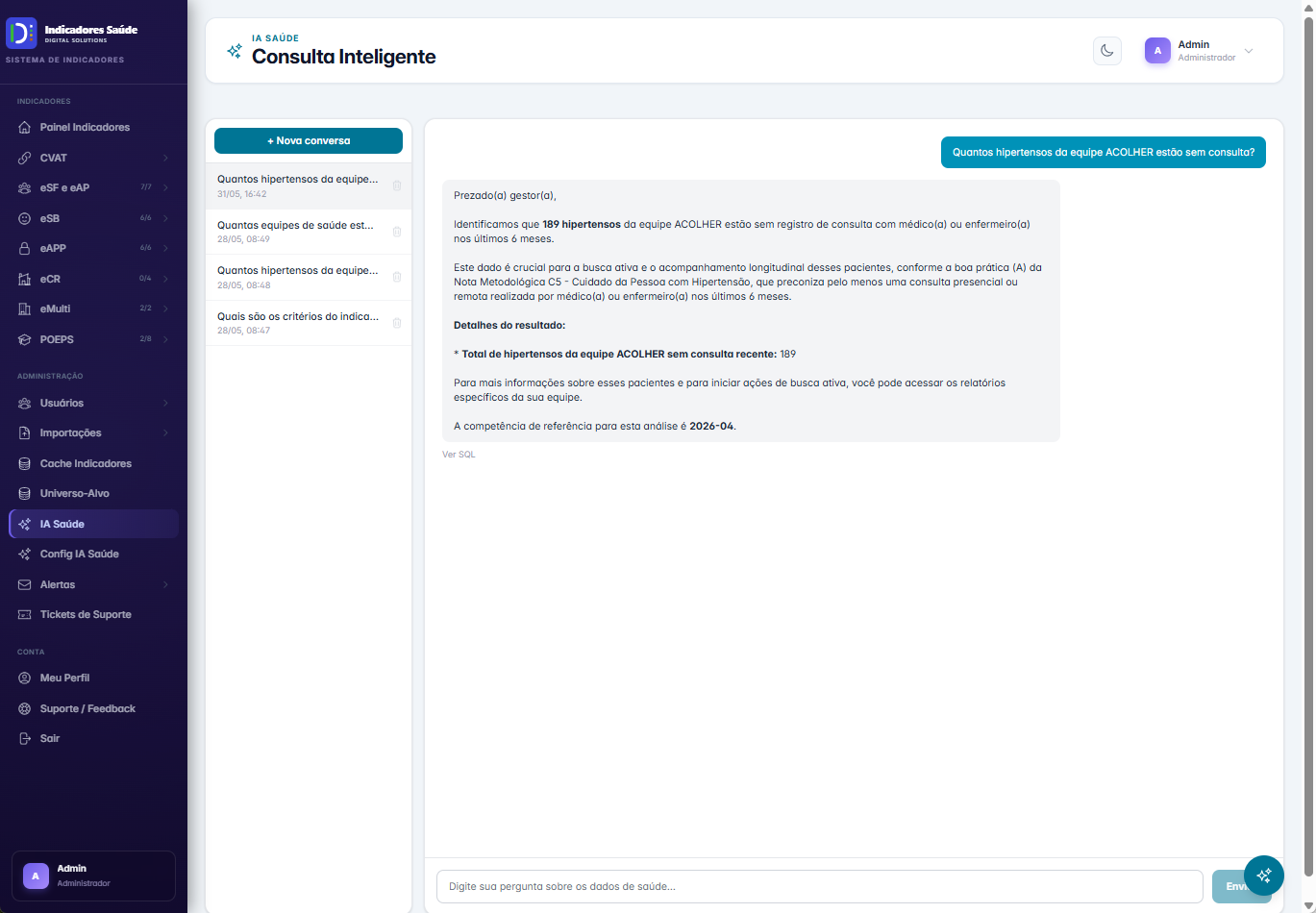 IA Saúde — consulta inteligente